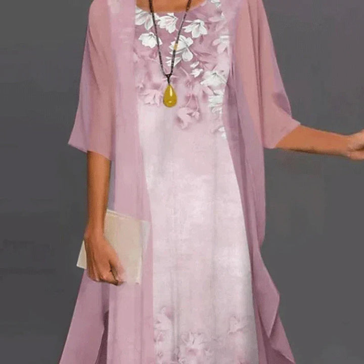 Elegant Breezy Women's Dress with a Fluid Silhouette