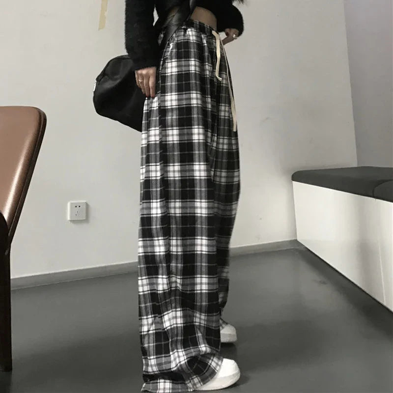Plaid Pants Trousers for Women - gallery
