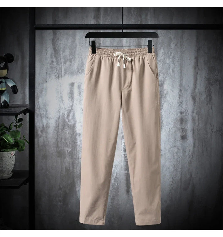 Premium Cotton-Linen Shirt and Trousers Set for Men - gallery