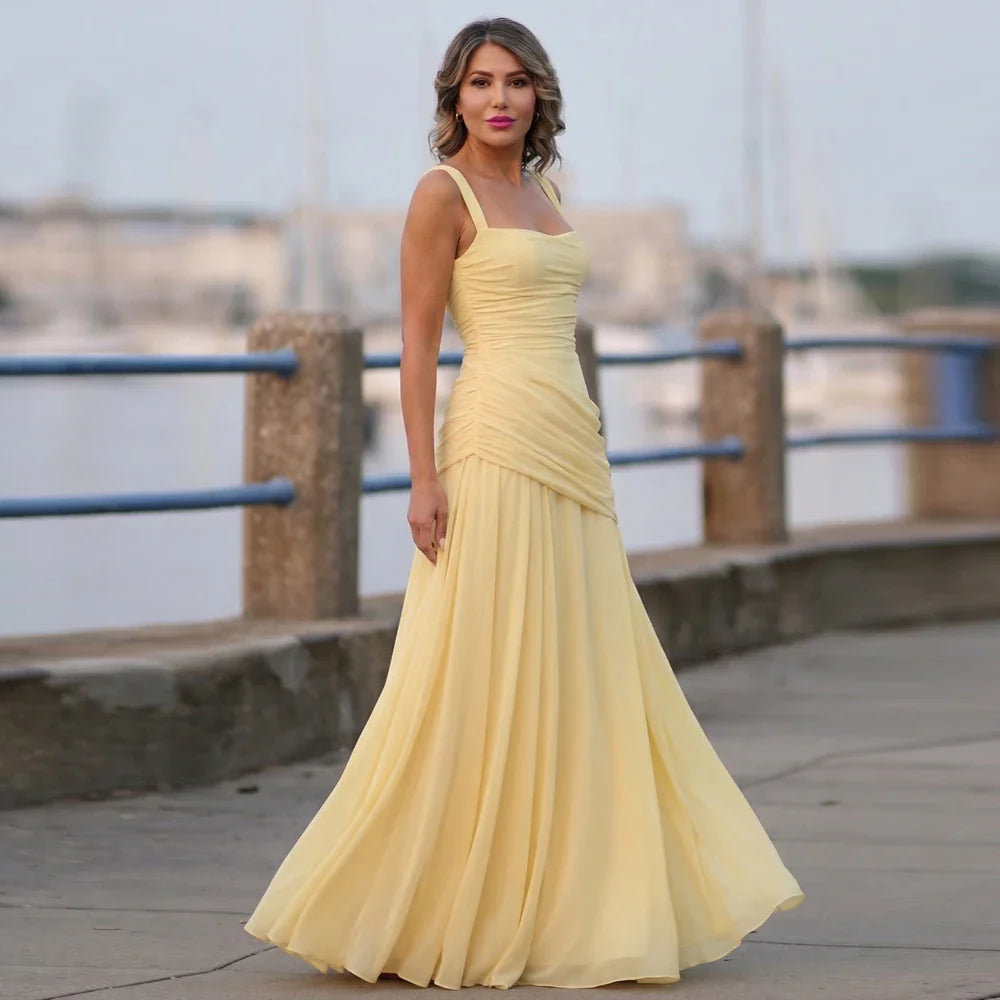 Carmela Ruched Draped Maxi Dress for Women