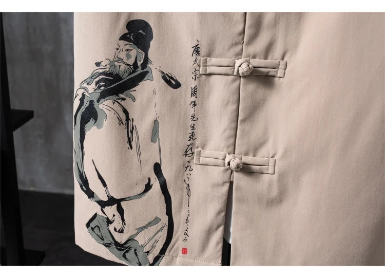 Premium Cotton-Linen Shirt and Trousers Set for Men - gallery