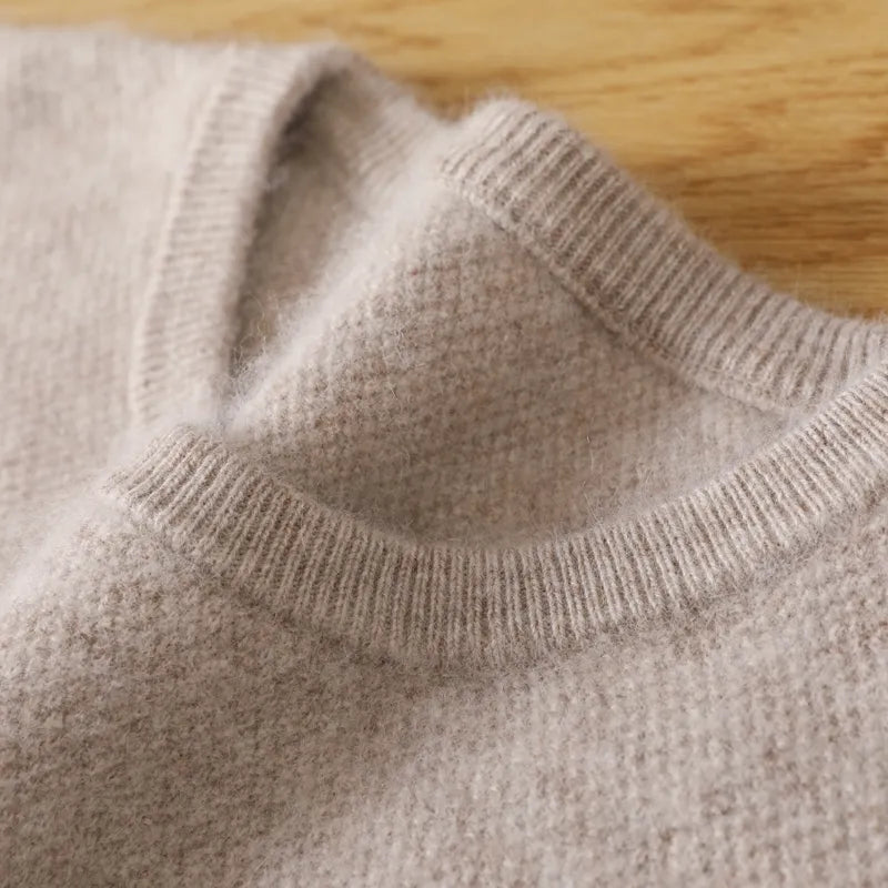 Relaxed Knit Pullover with Drop Shoulder for Women