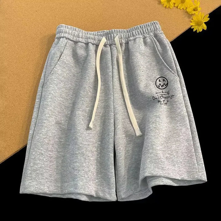 Oversized Wide-Leg Sports Shorts for Men - gallery