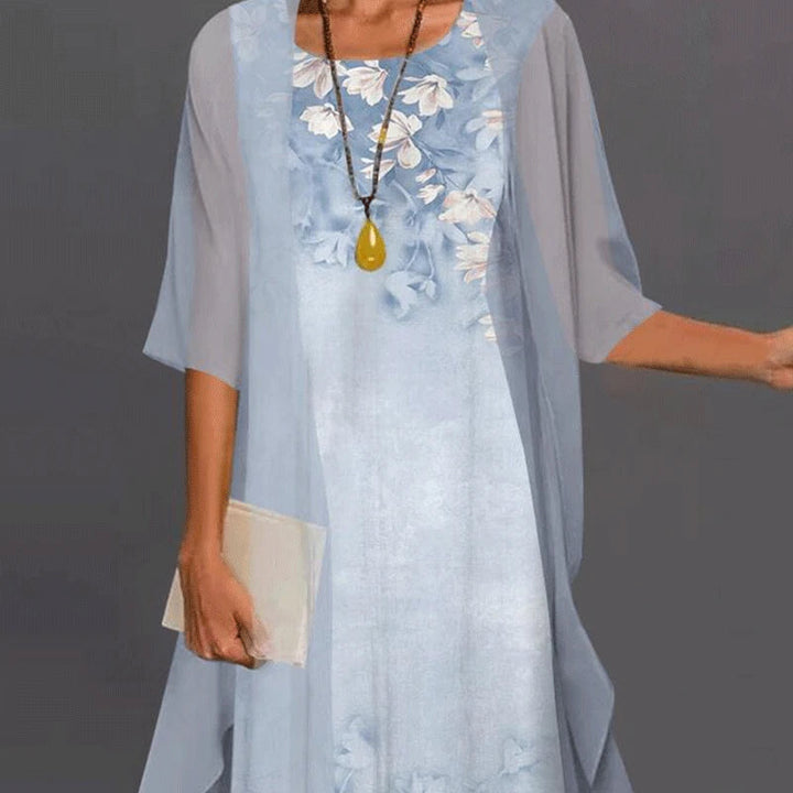 Elegant Breezy Women's Dress with a Fluid Silhouette