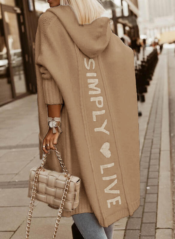 Longline Knee-Length Coat in a Clean-Cut Silhouette