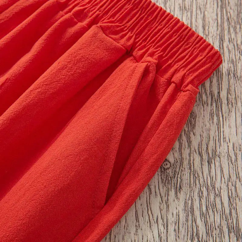 Casual Cotton and Linen Harem Pants for Women - gallery