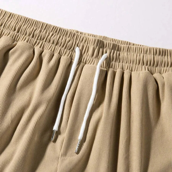 Ribbed Corduroy Casual Shorts for Men - gallery