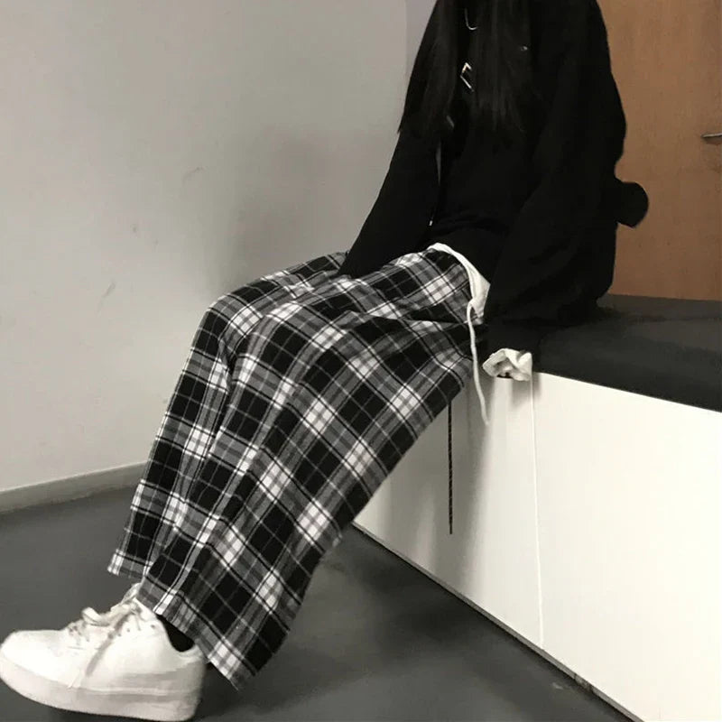 Plaid Pants Trousers for Women - gallery