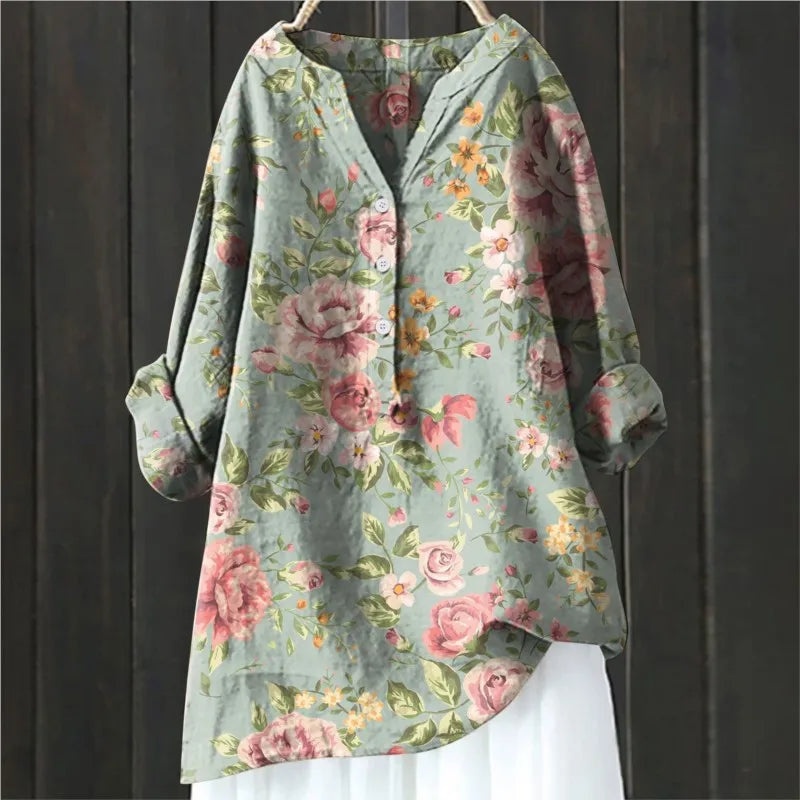 Blossom Print Top with a Relaxed, Easy Silhouette