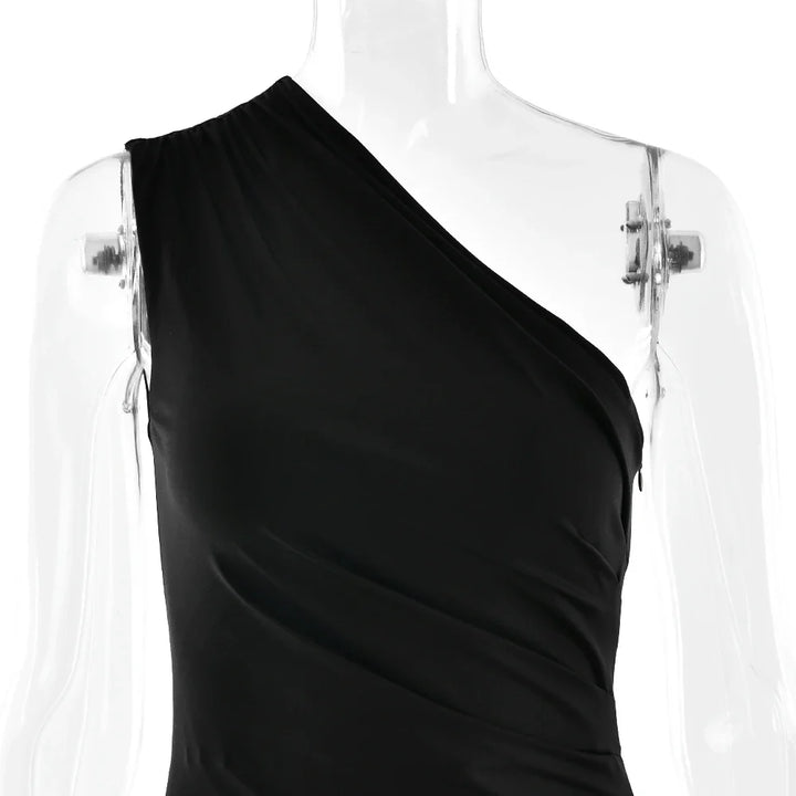 Julissia Satin One Shoulder Dress for Women - gallery