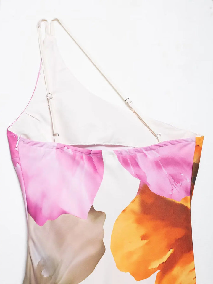 Floral One Shoulder Maxi Dress Beatrice Rose for Women - gallery