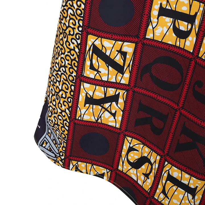 Plus Size African Print Maxi Dress for Women - gallery