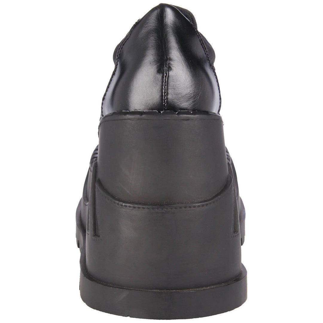 Black Chunky Platform Shoes for Women - gallery