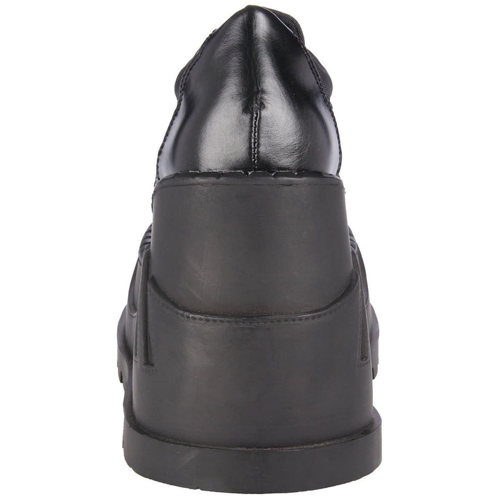Black Chunky Platform Shoes for Women - gallery