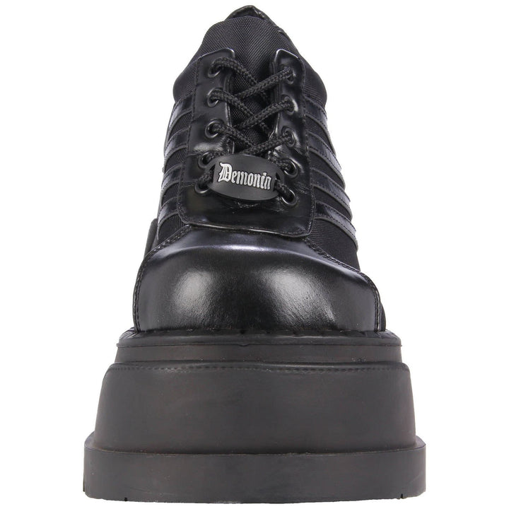 Black Chunky Platform Shoes for Women - gallery