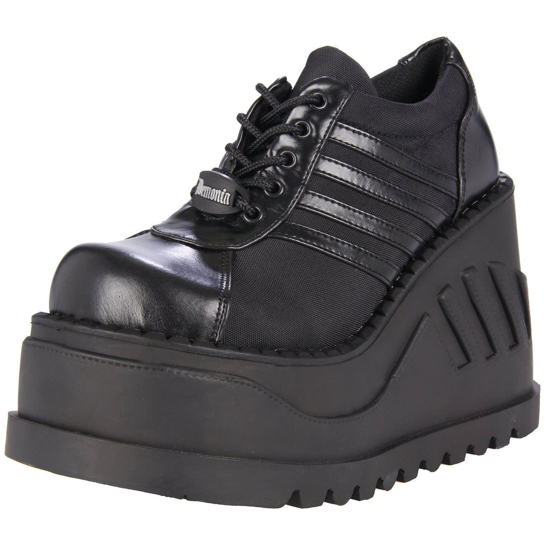 Black Chunky Platform Shoes for Women