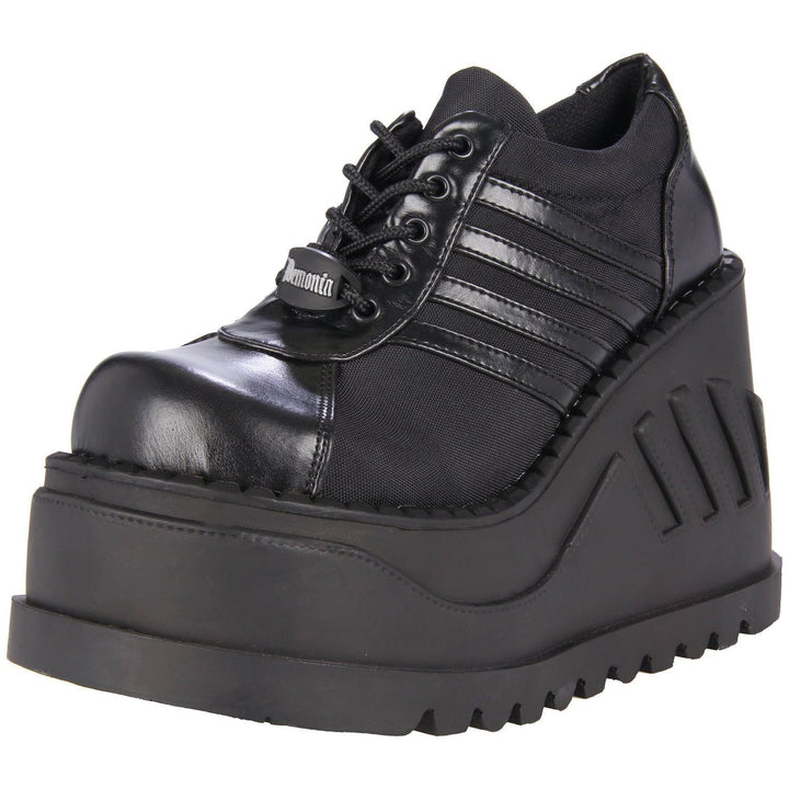 Black Chunky Platform Shoes for Women