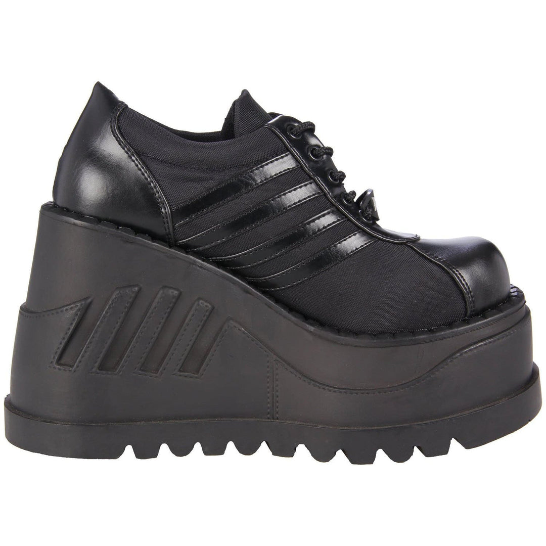 Black Chunky Platform Shoes for Women - gallery