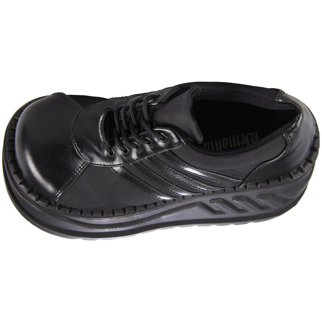 Black Chunky Platform Shoes for Women - gallery