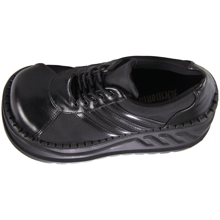 Black Chunky Platform Shoes for Women - gallery