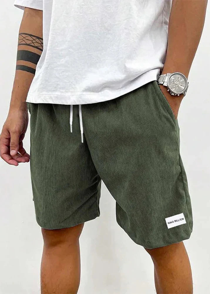 Ribbed Corduroy Casual Shorts for Men - gallery