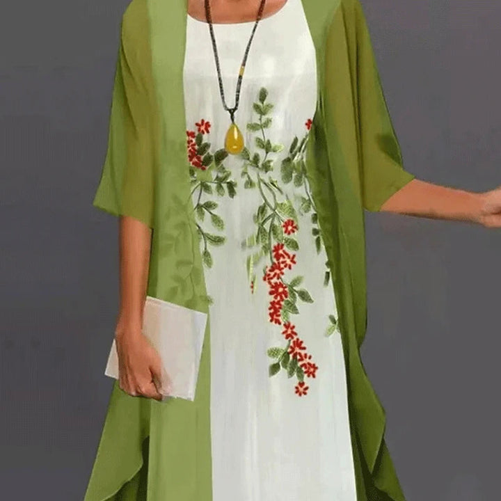 Elegant Breezy Women's Dress with a Fluid Silhouette