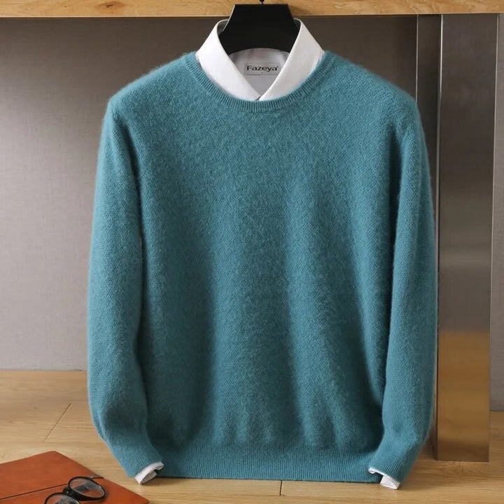 Relaxed Knit Pullover with Drop Shoulder for Women