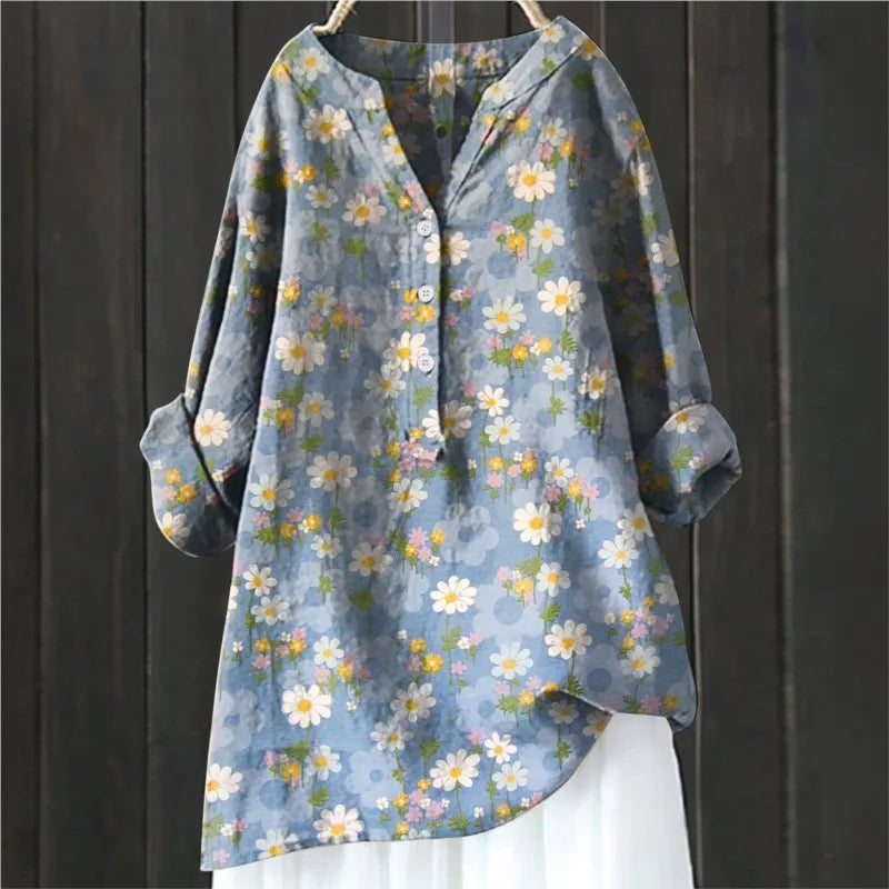 Blossom Print Top with a Relaxed, Easy Silhouette
