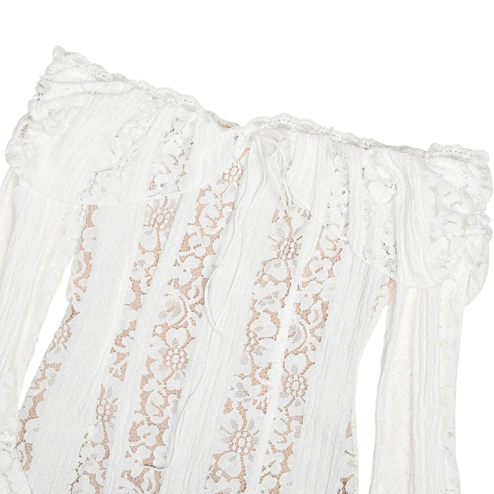 Off the Shoulder Lace Dress for Women - gallery