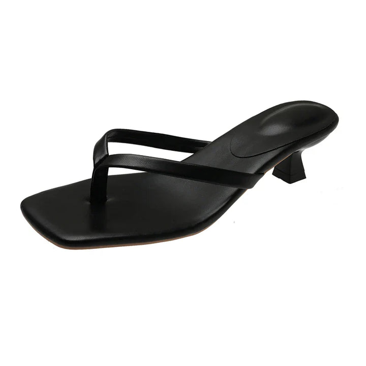 Kitten Heel Slip On Sandals for Women - gallery