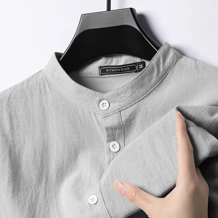 Lightweight Linen and Cotton Shirt for Men - gallery