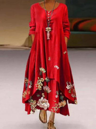 Fluid Maxi Dress for Summer and Special Occasions