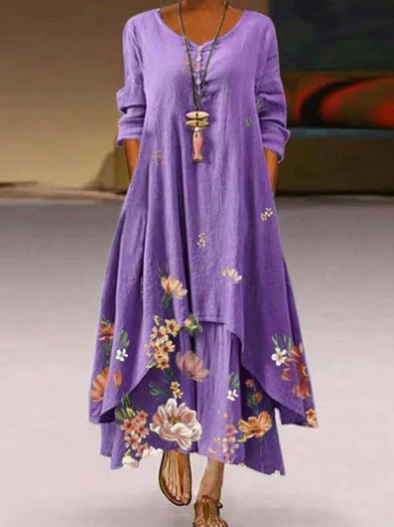 Fluid Maxi Dress for Summer and Special Occasions
