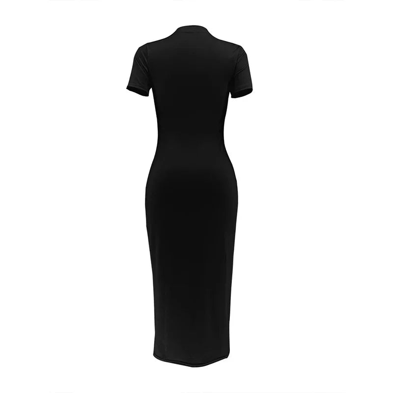 Summer Casual Dress with Los Angeles Print for Women - gallery
