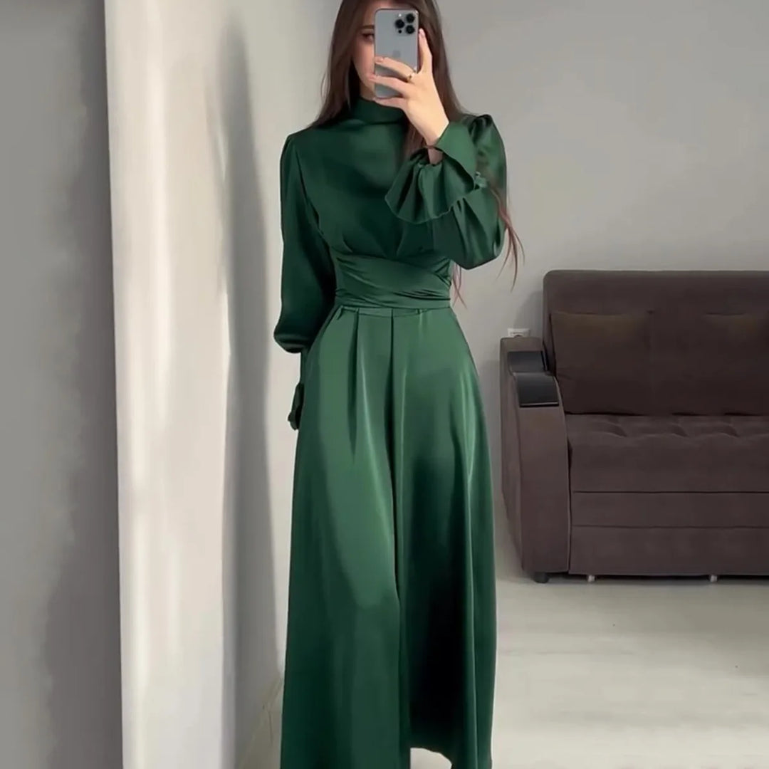 Sparkling Evening Gown with Floor-Length Silhouette