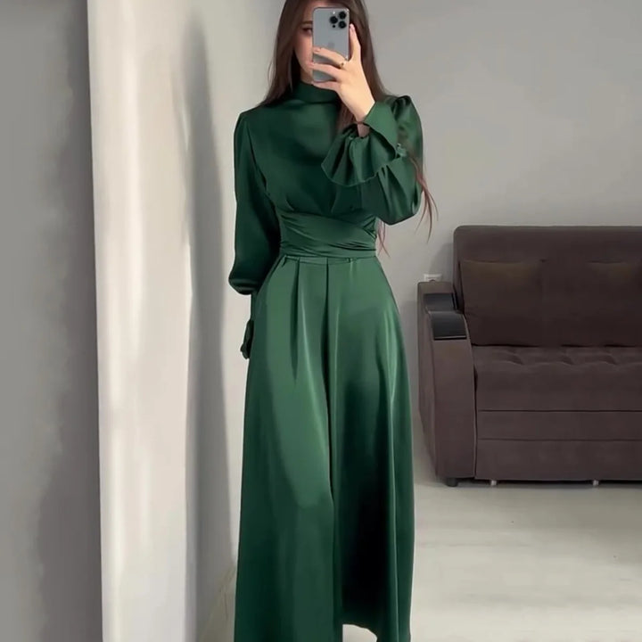Sparkling Evening Gown with Floor-Length Silhouette