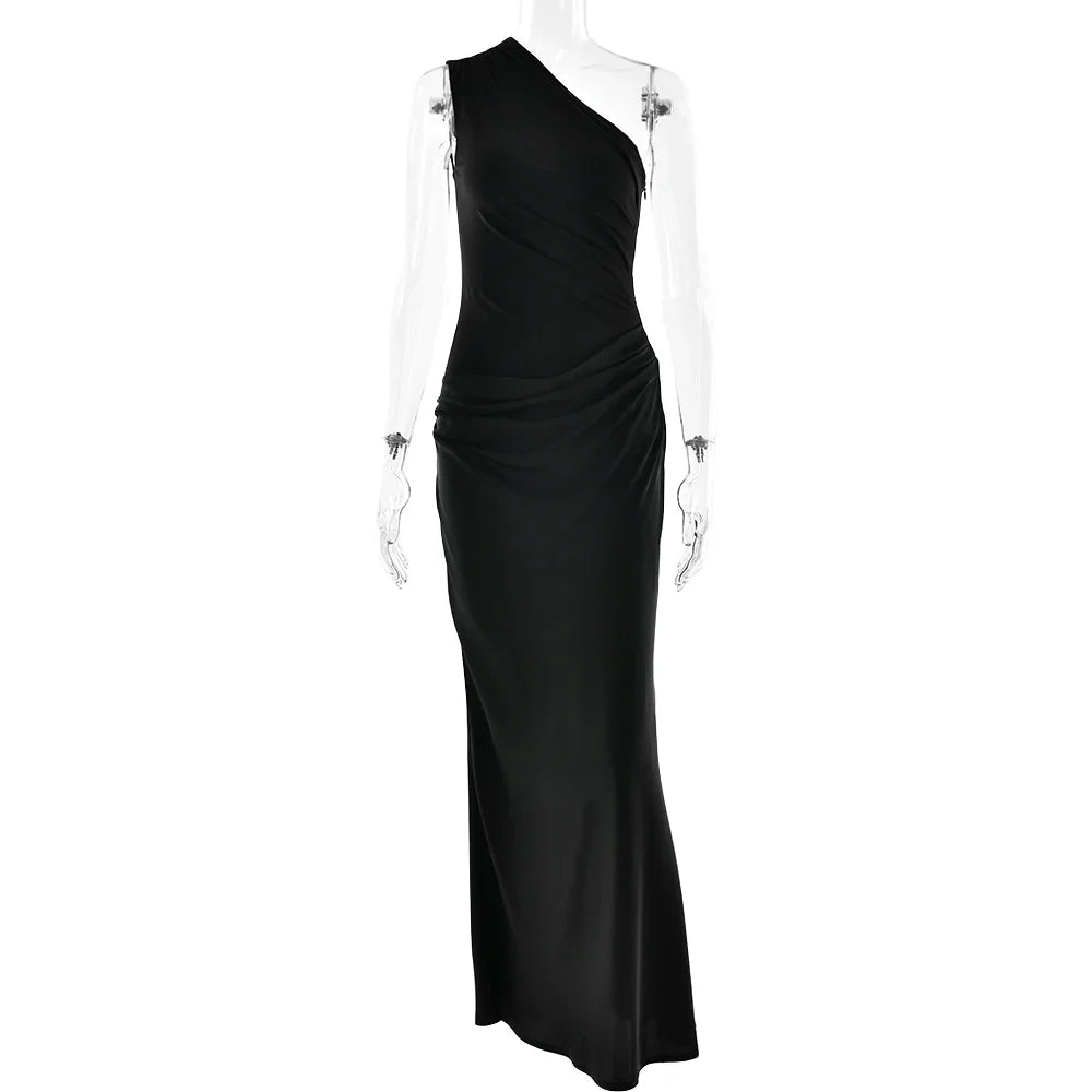 Julissia Satin One Shoulder Dress for Women - gallery