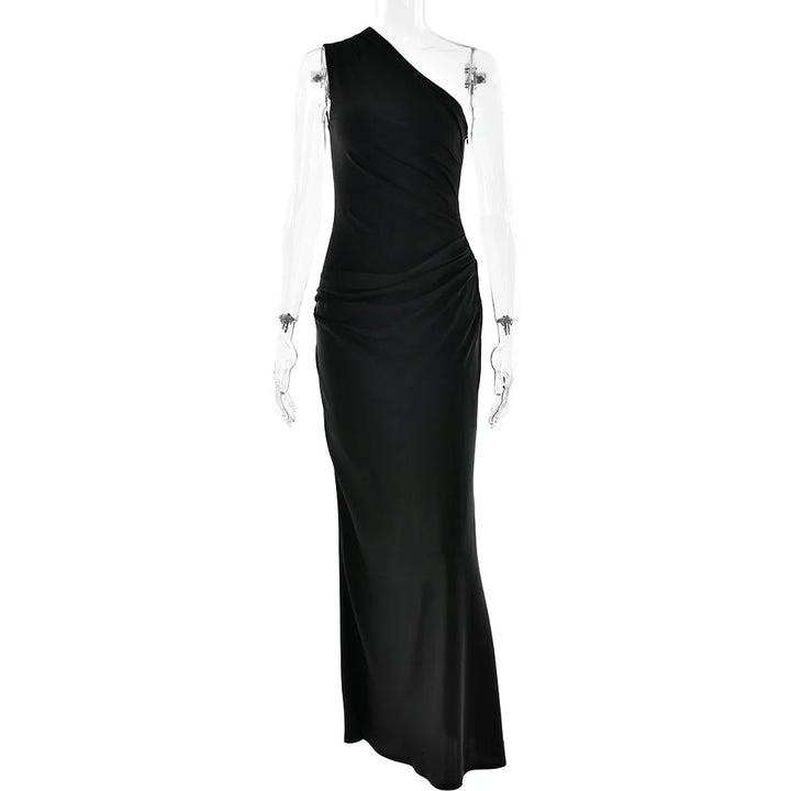Julissia Satin One Shoulder Dress for Women - gallery