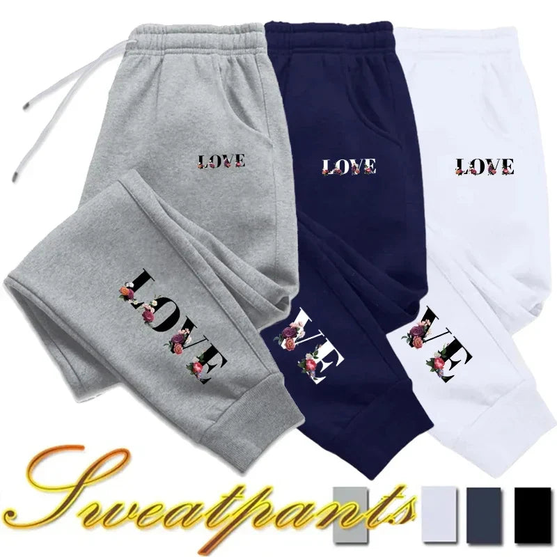 Saashi Love Print Sweatpants Trousers for Women - gallery