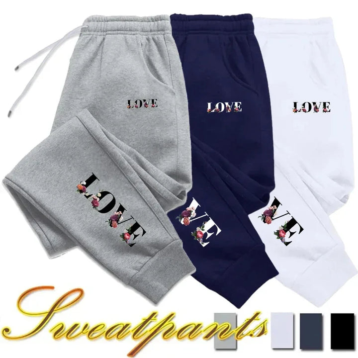 Saashi Love Print Sweatpants Trousers for Women - gallery