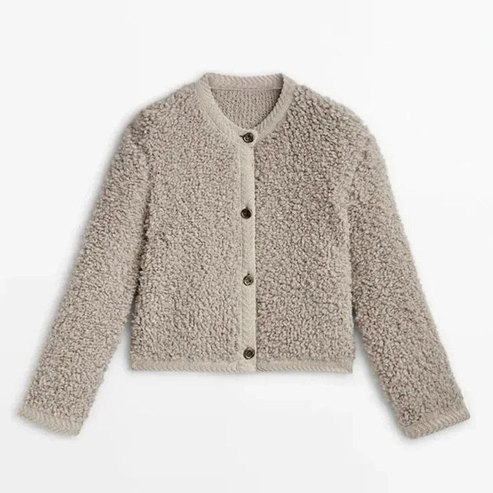 Cosy Teddy Fleece Coat for Cold Days and Weekend Errands