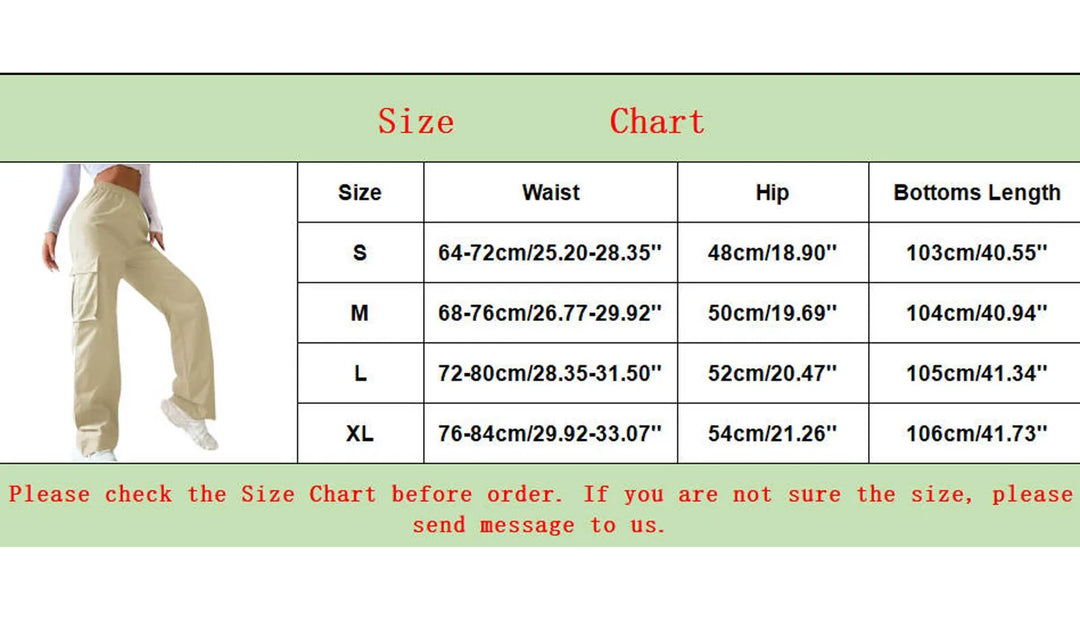 Casual Loose Cargo Pants Trousers for Women - gallery