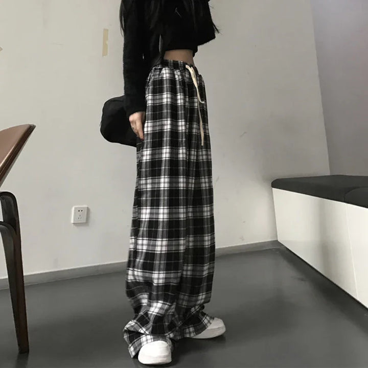 Plaid Pants Trousers for Women - gallery