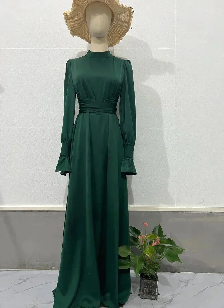 Sparkling Evening Gown with Floor-Length Silhouette