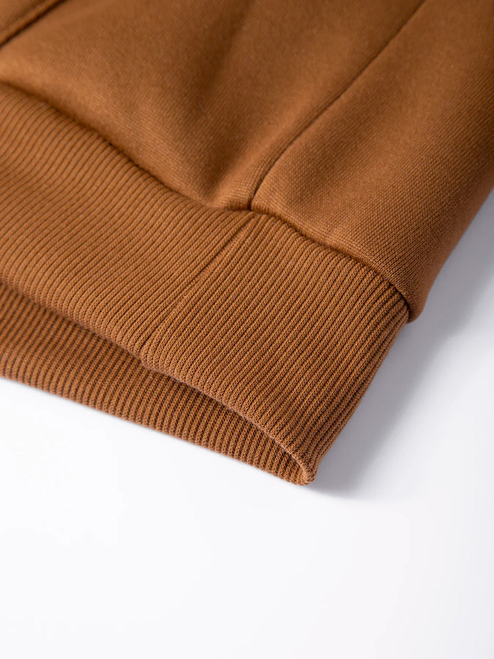 Men's Solid Fleece Hoodie and Joggers Set - gallery