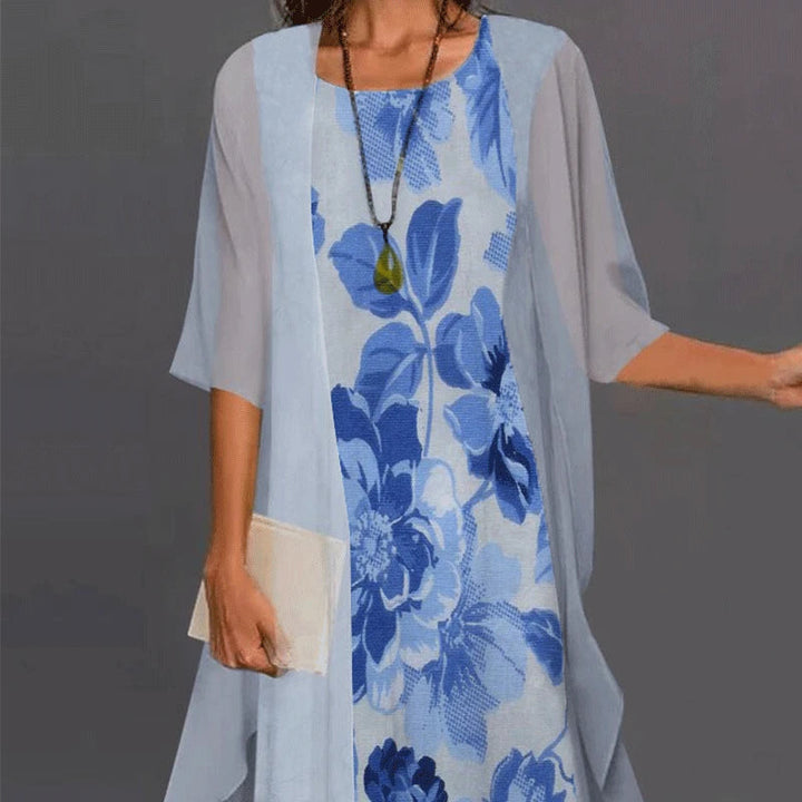 Elegant Breezy Women's Dress with a Fluid Silhouette