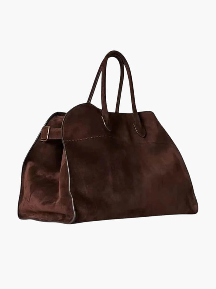 Large Structured Tote Bag in Vegan Leather