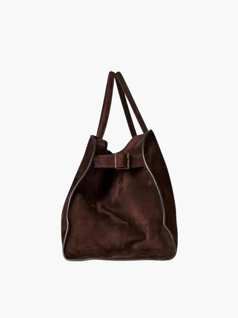 Large Structured Tote Bag in Vegan Leather