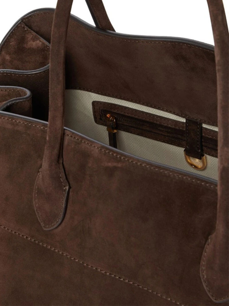 Large Structured Tote Bag in Vegan Leather
