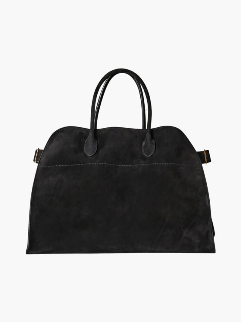 Large Structured Tote Bag in Vegan Leather